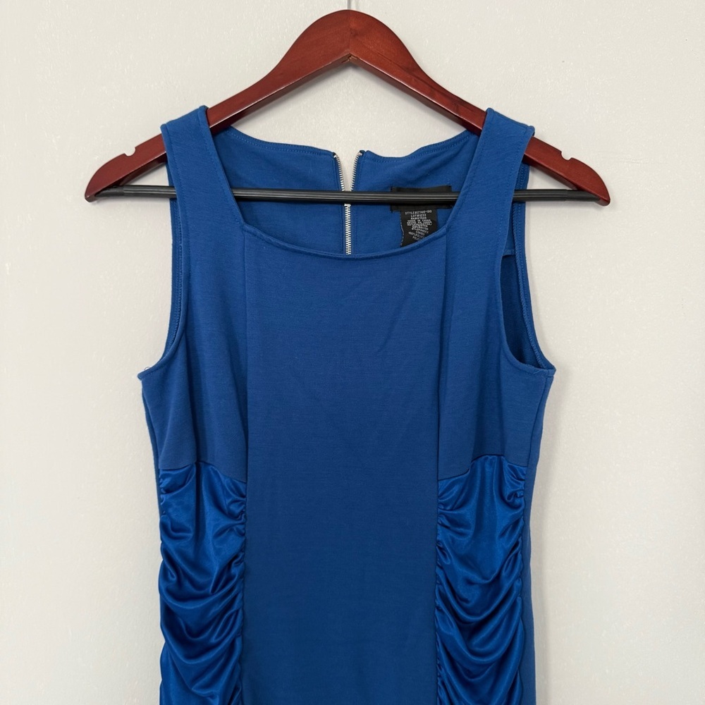 Alyn Paige Vibrant Royal Blue sleeveless Dress size 5/6 - Picture 3 of 8